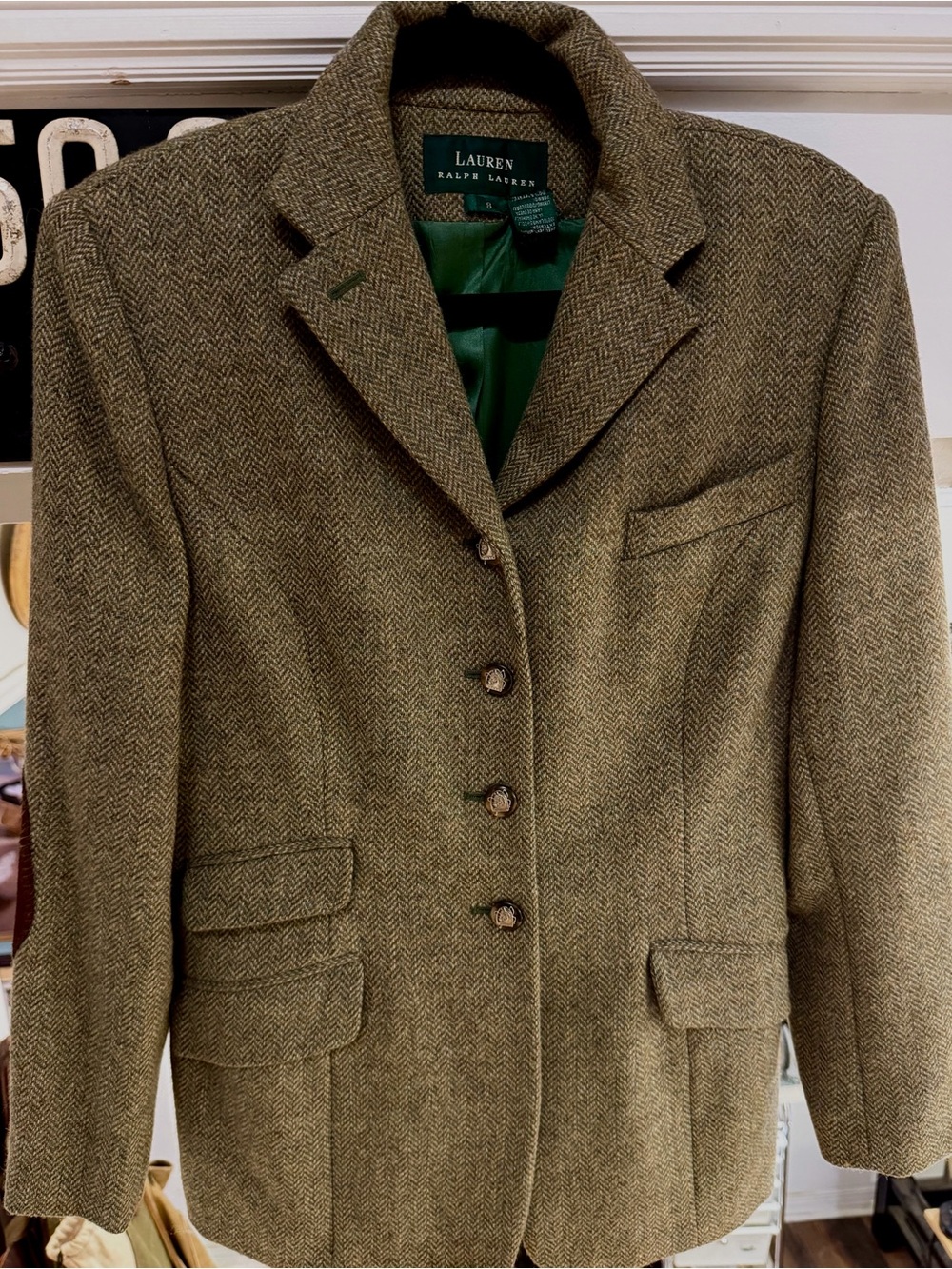 Ralph Lauren Vintage Wool Equestrian Blazer Jacket